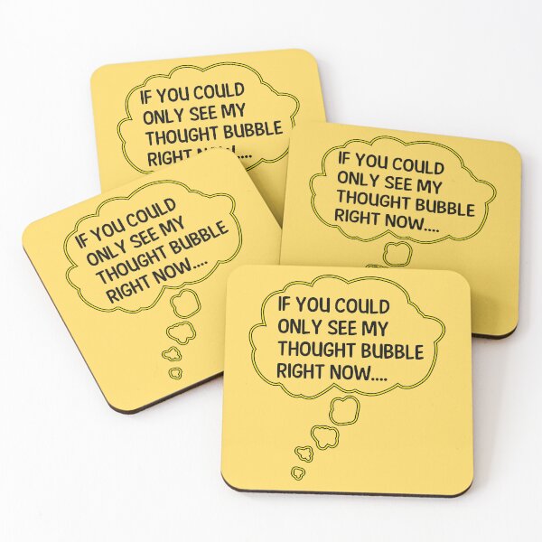 Item preview, My Thought Bubble - Funny Thought Jokes Humor designed and sold by WIZECROW.