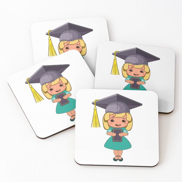 Item preview, Estudiante con gorro de graduación y diploma designed and sold by Mashusha-art.