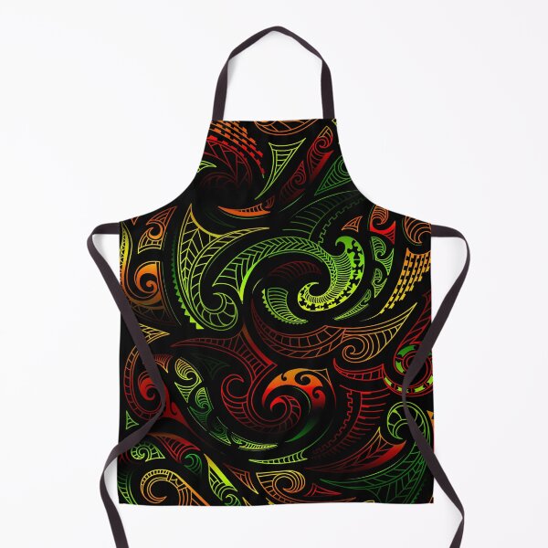 Item preview, Māori Earth Tones Tribal New Zealand Māori Tattoo Design designed and sold by Uncommon Cents.