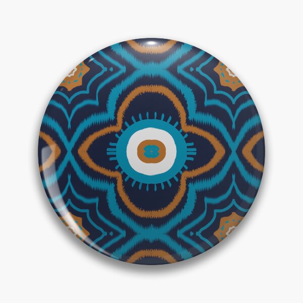 Item preview, Pattern seamless curve stripes on blue designed and sold by NarongStocker37.