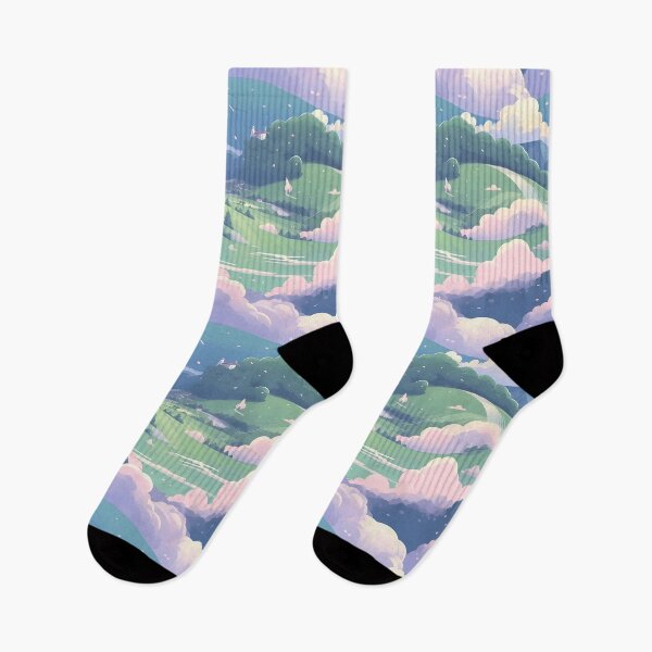 Item preview, Cute Hillside Meadow #14 designed and sold by CareToCanvas.