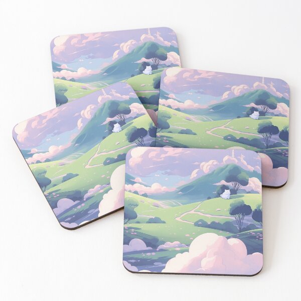 Item preview, Cute Hillside Meadow #15 designed and sold by CareToCanvas.