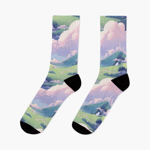 Item preview, Cute Hillside Meadow #15 designed and sold by CareToCanvas.