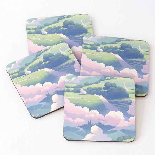 Item preview, Cute Hillside Meadow #16 designed and sold by CareToCanvas.