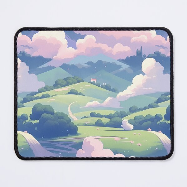 Item preview, Cute Hillside Meadow #16 designed and sold by CareToCanvas.
