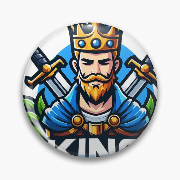 Item preview, The King Mascot Logo designed and sold by ffkj09.