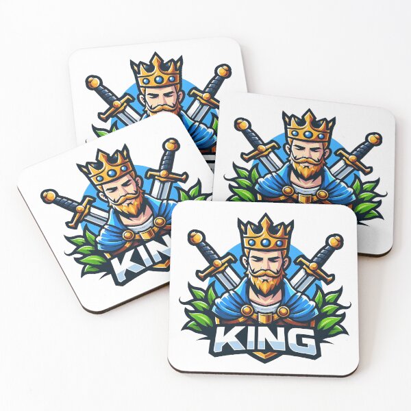 Item preview, The King Mascot Logo designed and sold by ffkj09.