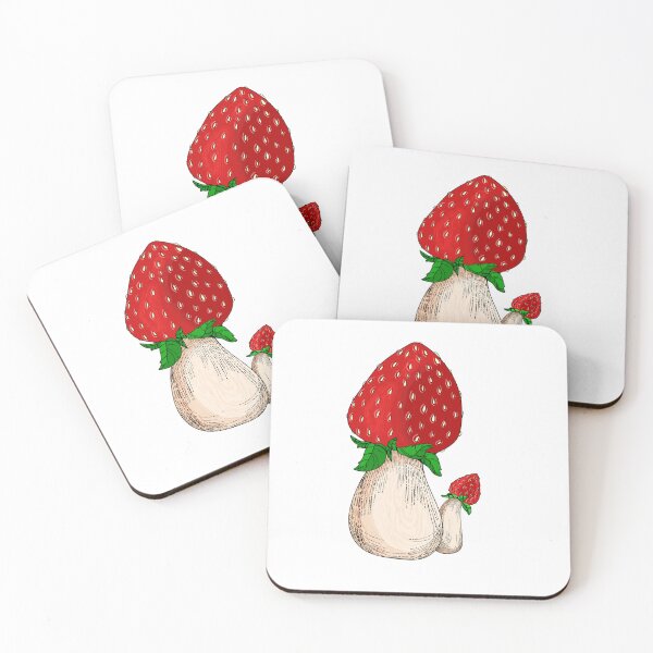 Item preview, Strawberry Mushroom designed and sold by elfphelia.