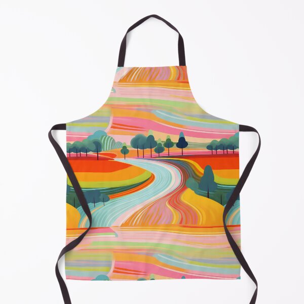 Item preview, Rainbow Roads Abstract Art #2 designed and sold by CareToCanvas.