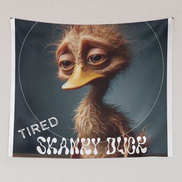 Item preview, Tired Skanky Duck designed and sold by RogueDustBunny.