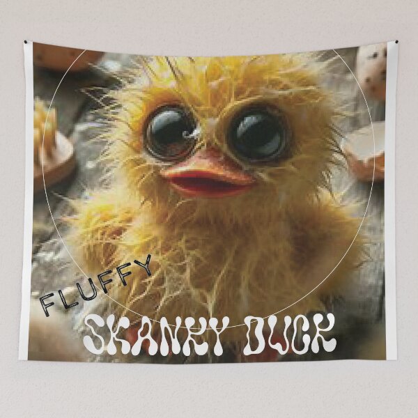 Item preview, Fluffy Skanky Duck designed and sold by RogueDustBunny.