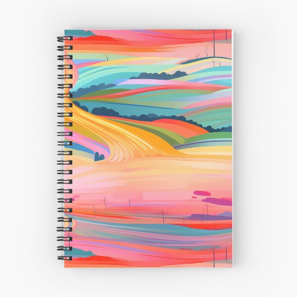 Item preview, Rainbow Roads Abstract Art #6 designed and sold by CareToCanvas.