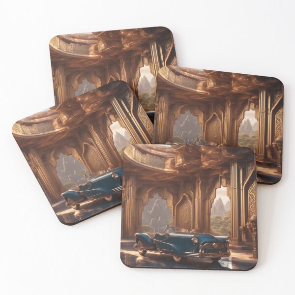 Item preview, Art Deco room with car designed and sold by EclecticDen.