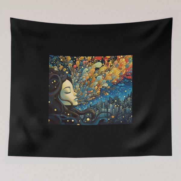 Item preview, digital art fancy sleep dream imagine slumber nap doze designed and sold by UILOVE.