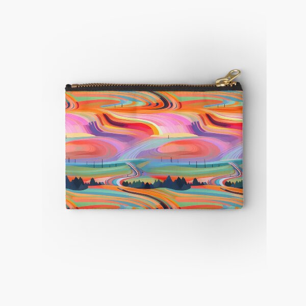 Item preview, Rainbow Roads Abstract Art #7 designed and sold by CareToCanvas.