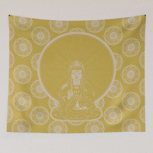 Item preview, Kuan Yin Sattva - Saffron + Dove designed and sold by Irene Estelle.