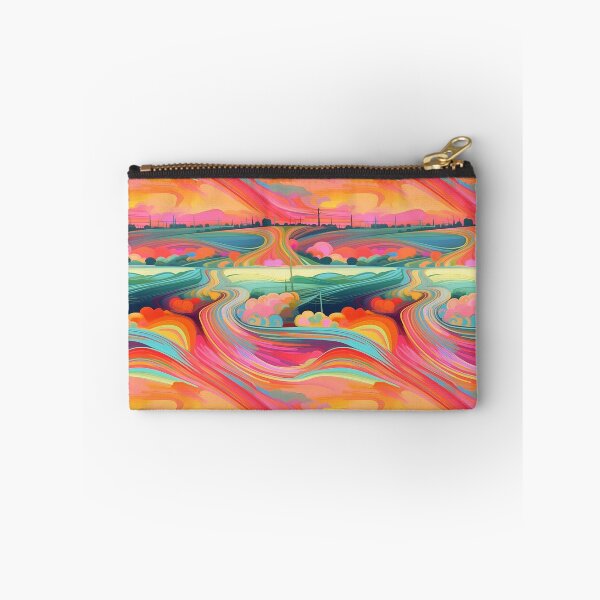 Item preview, Rainbow Roads Abstract Art #8 designed and sold by CareToCanvas.