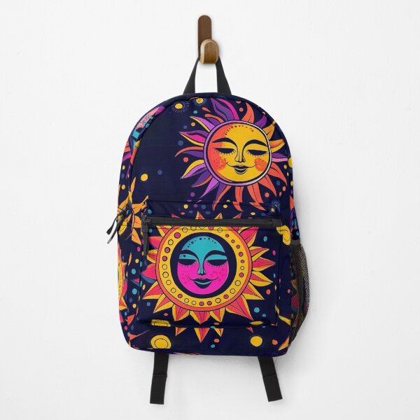 Item preview, Whimsical Smiling Suns Pattern designed and sold by Driftwood Spirits.