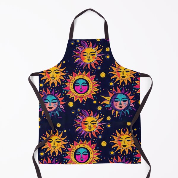 Item preview, Whimsical Smiling Suns Pattern  designed and sold by Driftwood Spirits.