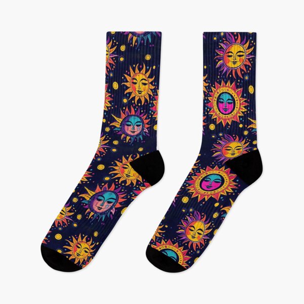 Item preview, Whimsical Smiling Suns Pattern  designed and sold by Driftwood Spirits.