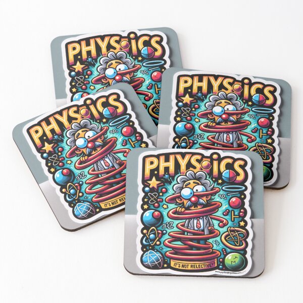 Item preview, Hilarious Physics Sticker: Slinky Scientist Adventures designed and sold by bandjdesigns.