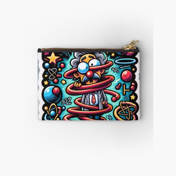 Item preview, Hilarious Physics Sticker: Slinky Scientist Adventures designed and sold by bandjdesigns.