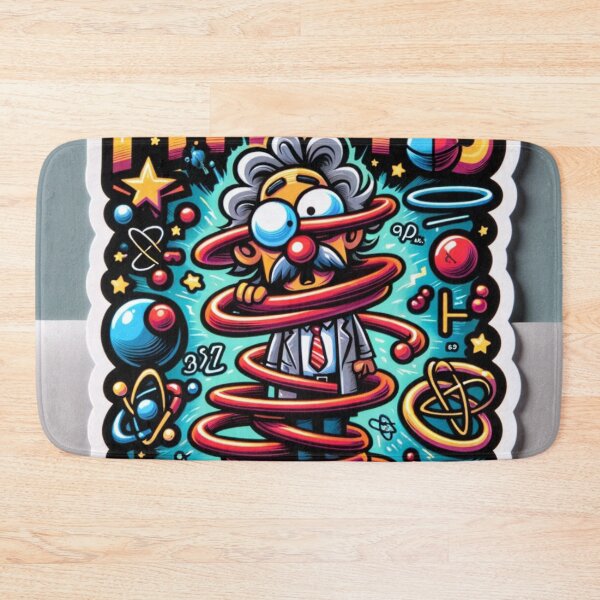 Item preview, Hilarious Physics Sticker: Slinky Scientist Adventures designed and sold by bandjdesigns.
