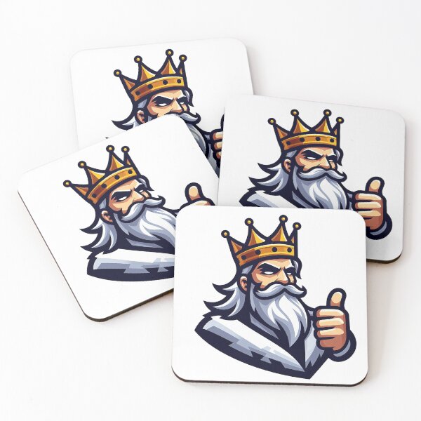 Item preview, The King Mascot Logo designed and sold by ffkj09.