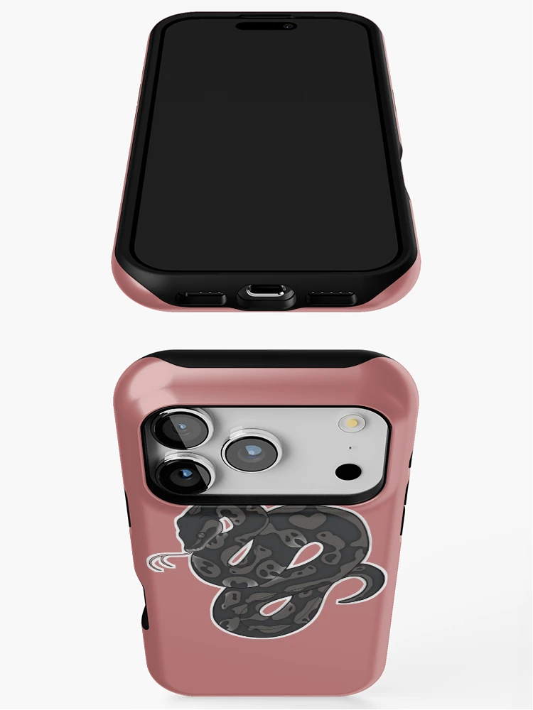 Thumbnail 3 of 4, iPhone Case, Axanthic Ball Python designed and sold by CorVoidae.