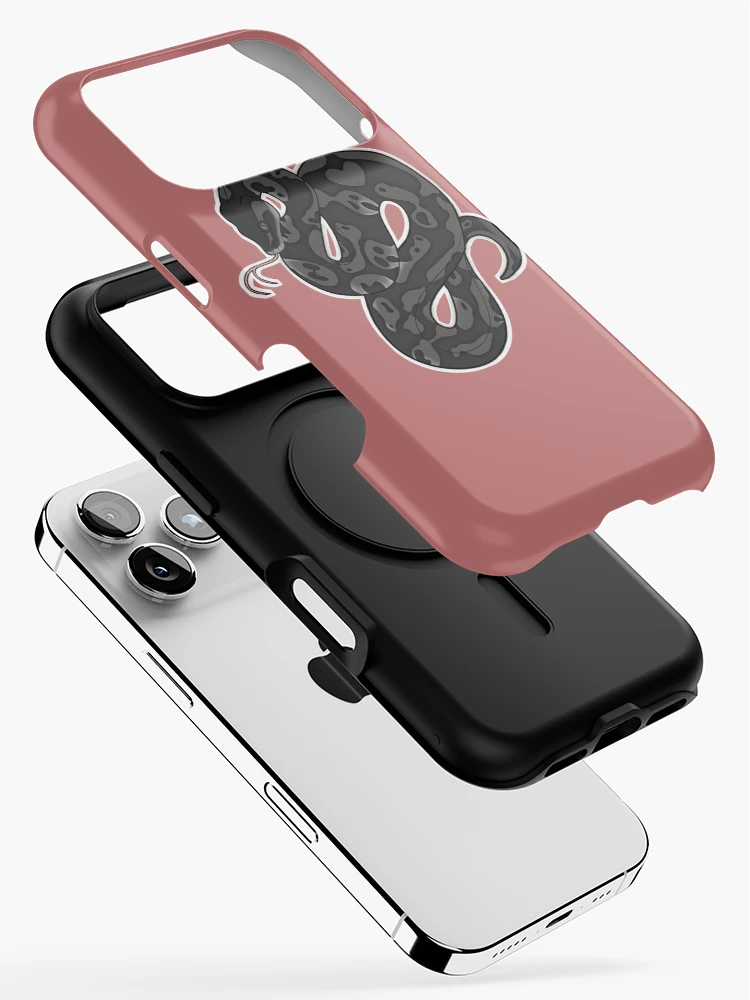 Thumbnail 2 of 4, iPhone Case, Axanthic Ball Python designed and sold by CorVoidae.