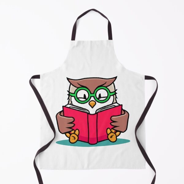 Item preview, Cute Owl Reading - Funny Reading Owl Art Men Women Kids Bookworm Book Lovers designed and sold by Wiss2Arts.