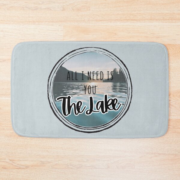 Item preview, All I Need Is The Lake Cottage Nature Lovers Design designed and sold by LittleGnomad.