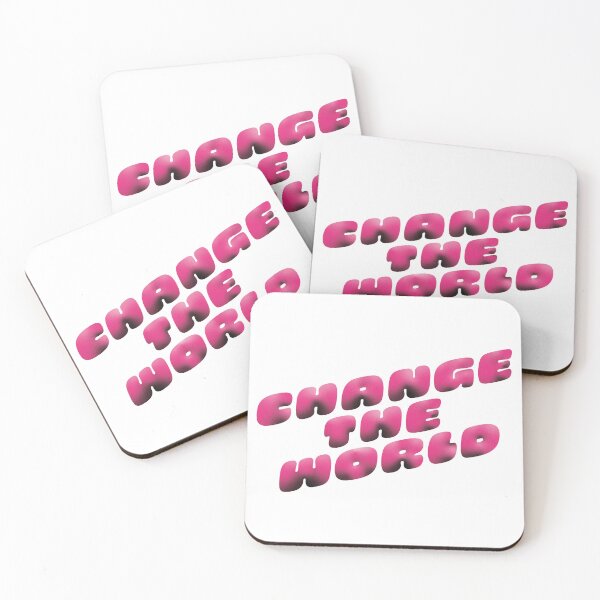 Item preview, Change the World - Pink designed and sold by delostantos.