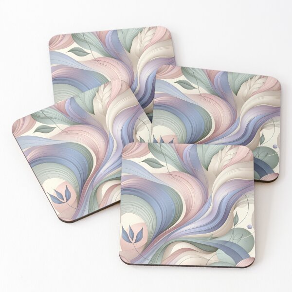 Item preview, Tranquil Pastels: Soft and Soothing Abstract Pattern designed and sold by bandjdesigns.