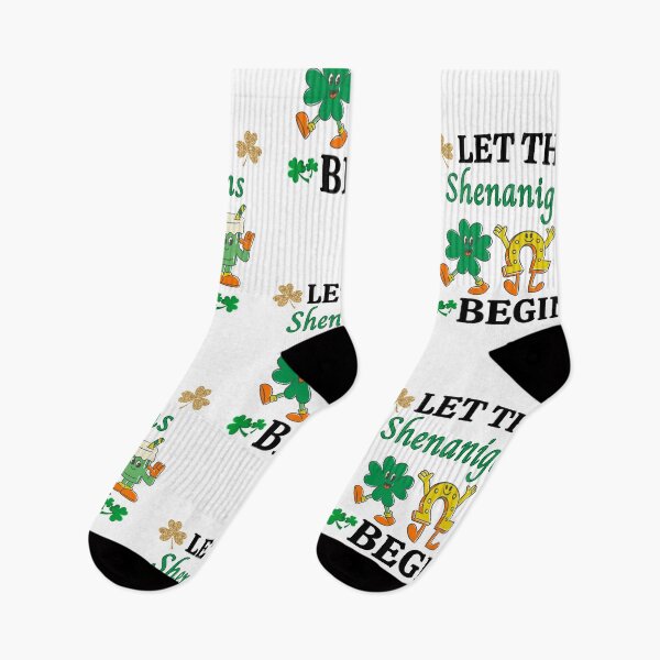 Item preview, St Patrick's Day Lets the Shenanigans Begin Fun Quote designed and sold by Nzgiftsandmore.