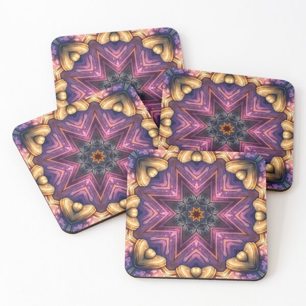 Item preview, Mesmerize with Bold Gold, Pink and Purple designed and sold by MischiefParlor.