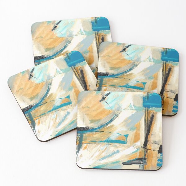 Item preview, Colorful abstraction, crayon rectangle painting designed and sold by clon-dot-net.