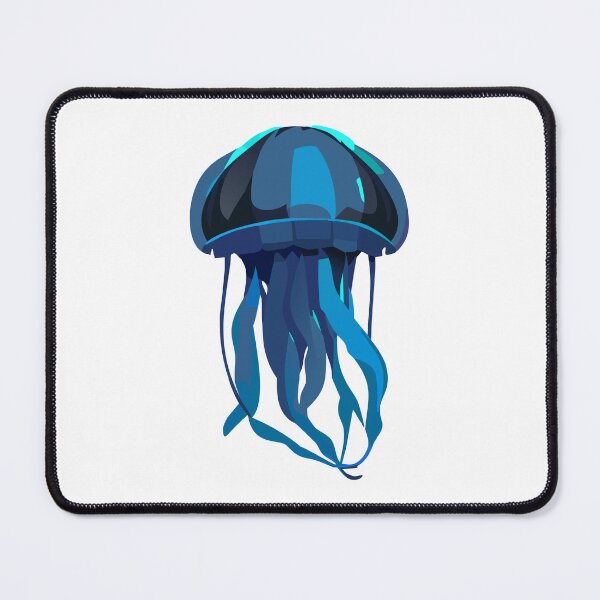 Item preview, Blue Jellyfish Illustration designed and sold by pixelpalette8.