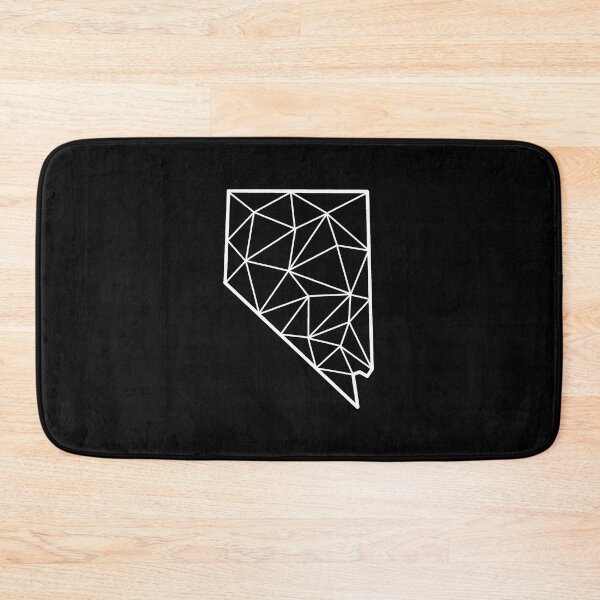 Item preview, Geometric Nevada State Design - White Lines designed and sold by anne-dromeda.