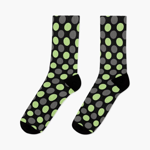 Item preview, Grey - Green Polka dots Large 3 designed and sold by mikor.
