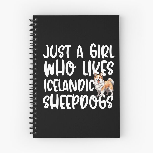 Item preview, Just A Girl Who Likes Icelandic Sheepdogs designed and sold by TheAnimalZ00.