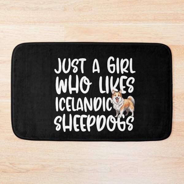 Item preview, Just A Girl Who Likes Icelandic Sheepdogs designed and sold by TheAnimalZ00.