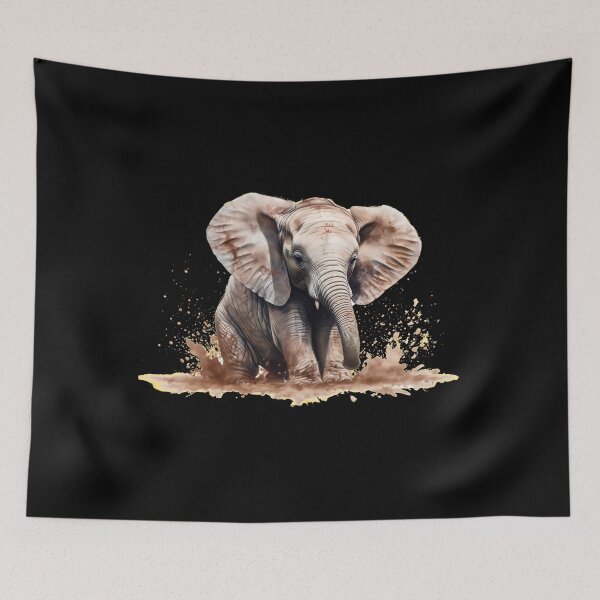 Item preview, Wild Elephant designed and sold by ElephantVibes.