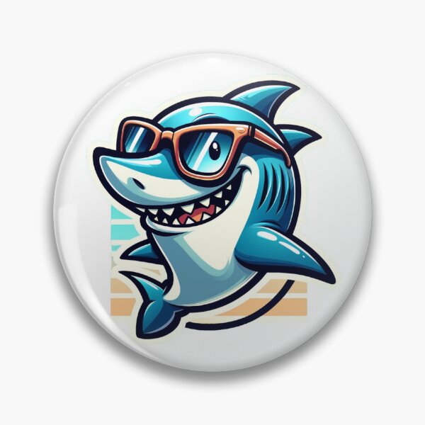 Item preview, Sun-Soaked Surfer Shark: designed and sold by Urban-Ocean.