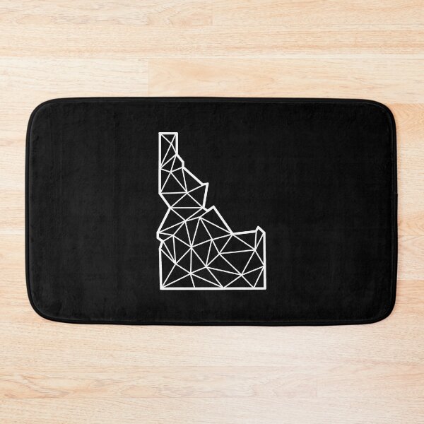 Item preview, Geometric Idaho State Design - White Lines designed and sold by anne-dromeda.