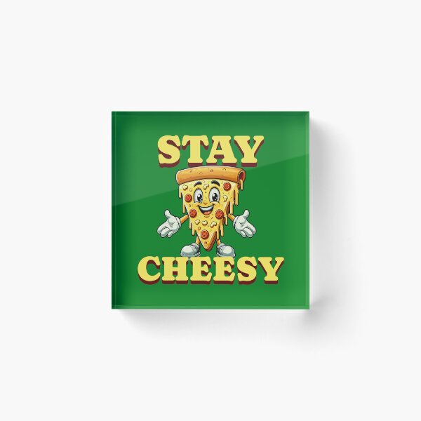 Item preview, Divertida rebanada de pizza Stay Cheesy designed and sold by TwistedRabbit12.