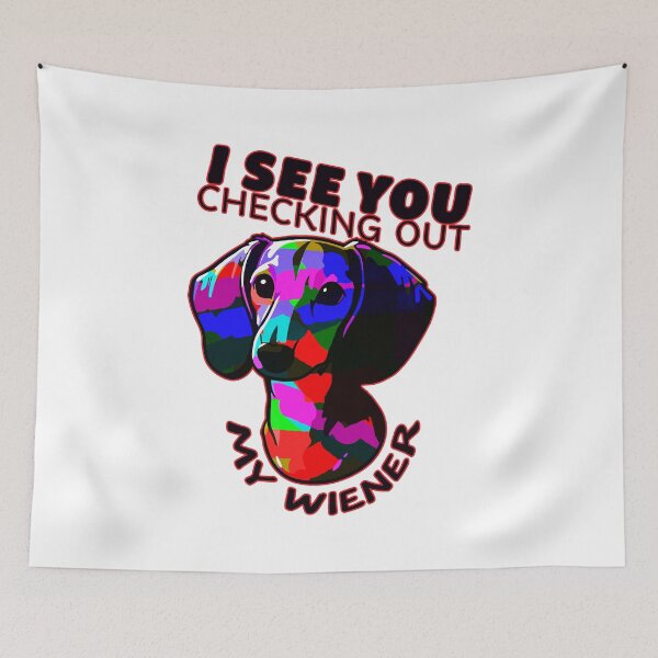 Item preview, I see you checking out my wiener (dog) designed and sold by BarkandStick.