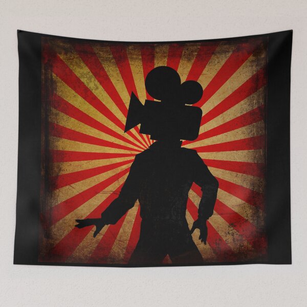 Item preview, Film Camera head, film director, DOP, geek stuff designed and sold by Glimmersmith.