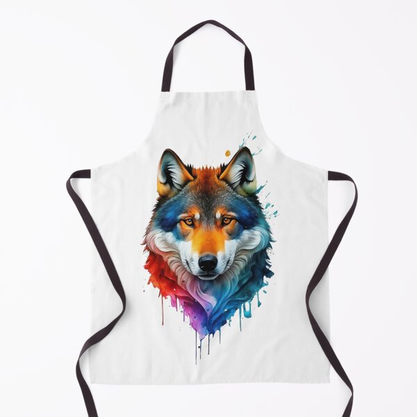Item preview, Gray Wolf Watercolor Painting designed and sold by StefanSchmitArt.