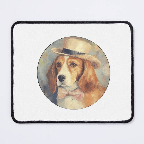 Item preview, Vintage Elegant Watercolor Beagle Dog designed and sold by TheAnimalZ00.